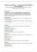 ATI Proctored Exam &mdash; 2025&sol;2026 Latest Edition 200 Real Exam-Based Questions and Verified Answers &vert; 100&percnt; Accuracy &vert; Nursing Program Admission Prep &vert; Graded A&plus;