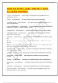 CRIM 435 EXAM 1 QUESTIONS WITH 100&percnt; ACCURATE ANSWERS