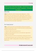 QPA Exam Review Rutger Questions and  Correct Answers&sol; Latest Update &sol; Already  Graded s