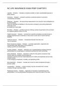 NC LIFE INSURANCE EXAM PREP CHAPTER I