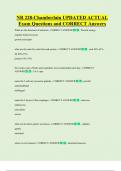 NR 228    Bundled Exam Questions WITH  CORRECT Answers
