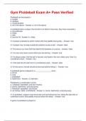 NRA Basics of Pistol Shooting Exam A&plus; Pass Verified