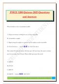 FHCE 3200 Quizzes 2025 Questions and Answers