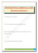 FHCE 3200 Bundled Exams 2025 &vert;Questions with Correct Answers &vert;100&percnt; Satisfaction Guaranteed