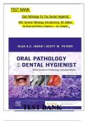 test bank for oral Pathology for the Dental Hygienist&comma; 8th Edition