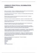 CIDESCO PRACTICAL EXAMINATION QUESTIONS AND 100&percnt; CORRECT ANSWERS 