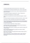 CIDESCO Exam With Questions and Correct Verified Answers 