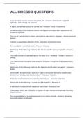 ALL CIDESCO Exam With Questions and Graded A&plus; Correct Answers