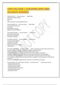 CRIM 435 EXAM 1 QUESTIONS WITH 100&percnt; ACCURATE ANSWERS