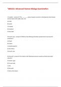 "BIO252&colon; Advanced Human Biology Examination