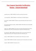 Peer Support Specialist Certification Dumps &ndash; Instant Download&period;