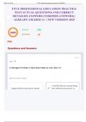 FTCE PROFESSIONAL EDUCATION PRACTICE TEST ACTUAL QUESTIONS AND CORRECT DETAILED ANSWERS &lpar;VERIFIED ANSWERS&rpar; &vert; ALREADY GRADED A&plus; &vert; NEW VERSION 2025