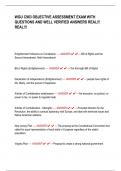 WGU C963 OBJECTIVE ASSESSMENT EXAM WITH QUESTIONS AND WELL VERIFIED ANSWERS REAL&excl;&excl;&excl; REAL&excl;&excl;&excl;