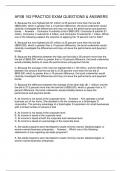 AFSB 152 PRACTICE EXAM QUESTIONS & ANSWERS