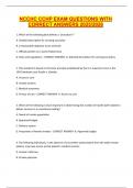 NCCHC CCHP EXAM QUESTIONS WITH CORRECT ANSWERS 2025&sol;2026