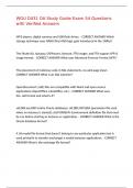 WGU D431 OA Study Guide Exam 54 Questions with Verified Answers&comma;100&percnt;CORRECT