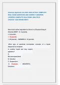 Arkansas Applicator test 2025 &sol;2026 ACTUAL COMPLETE  REAL EXAM QUESTIONS AND CORRECT ANSWERS  &lpar;VERIFIED COMPLETE SOLUTIONS &rpar; MULTIPLE                      CHOICES  2025 BRAND NEW&excl;&excl; 