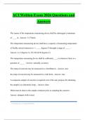 Aci written Bundled Tests 2026 Questions and Answers