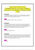 MSN570&sol; MSN 570 ADVANCED PATHOPHYSIOLOGY EXAM&vert; 100&percnt; CORRECT&vert; QUESTIONS AND VERIFIED ANSWERS&vert; GRADED A&plus; 2025