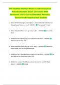 OTF Verified Multiple Choice and Conceptual  Actual Emended Exam Questions With  Reviewed 100&percnt; Correct Detailed Answers  Guaranteed Pass&excl;&excl;Current Update 