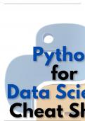 Python for Data Science &ndash; Complete Study Guide &vert; Key Concepts&comma; Code Examples & Practical Notes