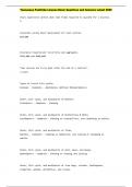Tennessee Pesticide License Exam Questions and Answers Latest 2025
