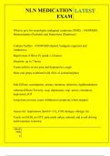 NLN MEDICATION EXAM QUESTIONS AND ANSWERS 2025
