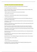 PALEO WEEK 6 TEST QUESTIONS AND ANSWERS ALREADY PASSED 