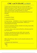 CMC AACN EXAM QUESTIONS AND ANSWERS 2025