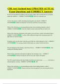 CDL test 1&lpar;school bus&rpar; UPDATED ACTUAL  Exam Questions and CORRECT Answers 