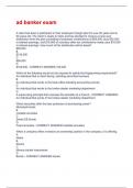 ad banker exam &vert; Questions and Answers &vert; 2025 Update &vert; 100&percnt; Correct&period;