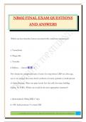 NR602 FINAL EXAM QUESTIONS AND ANSWERS