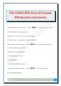 USU COMD 5070--Exam &num;1 Lectures 2025 Questions and Answers