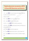 Virginia placement test practice &lpar;MTE 1&rpar; Exam 2025 Questions and Answers