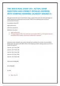 TMC MOCK REAL EXAM 130&plus; ACTUAL EXAM QUESTIONS AND CORRECT DETAILED ANSWERS WITH &lpar;VERIFIED ANSWERS&rpar; &vert;ALREADY GRADED A&plus;