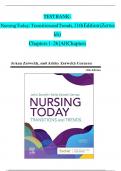 Test bank for nursing today transition and trends 11th edition by zerekhw all chapters 1-26