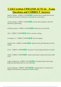CASLI written UPDATED ACTUAL   Exam  Questions and CORRECT Answers 