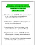 OREGON STATE BOARD EXAM -  ESTHETICS 2024&sol;2025 SOLVED AND  ALREADY GRADED A&plus; -- JUST RELEASED 