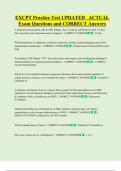 EXCPT   Bundled Exam Questions WITH  CORRECT Answers