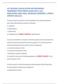 ATI DOSAGE CALCULATION RN MATERNAL  NEWBORN PROCTORED EXAM 2025 &vert; ALL  QUESTIONS AND WELL DETAILED ANSWERS &vert; LATEST  UPDATE 2025&sol;26 