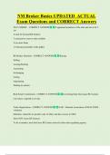 NM Broker Basics UPDATED  ACTUAL  Exam Questions and CORRECT Answers