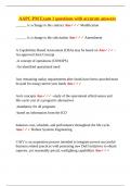 AAPC PM Exam 1 questions with accurate answers&period;