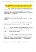 Contracting DAWIA Certification Exam Prep Course Pt 2 &ndash; Pre-Award Questions with Complete and Accurate Answers