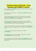 New Mexico Broker   Bundled Exam Questions WITH  CORRECT Answers