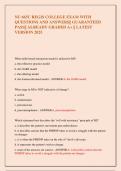 NU 665C REGIS COLLEGE EXAM WITH  QUESTIONS AND ANSWERS&vert;&vert; GUARANTEED  PASS&vert;&vert; ALREADY GRADED A&plus; &vert;&vert; LATEST  VERSION 2025