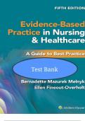 Test Bank For Evidence-Based Practice in Nursing & Healthcare&comma; 5th Edition by Melnyk&comma;  study guide