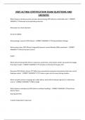 2025 ALTIMA CERTIFICATION EXAM QUESTIONS AND ANSWERS