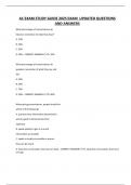 AC EXAM STUDY GUIDE 2025 EXAM UPDATED QUESTIONS AND ANSWERS