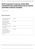 RCFE Component 2 Interview EXAM 2025 COMPLETE EXAM QUESTIONS AND ACCURATE ANSWERS &vert;ALREADY PASSED&excl;&excl;