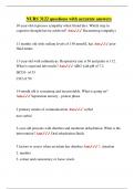 NURS 3122 questions with accurate answers&period;